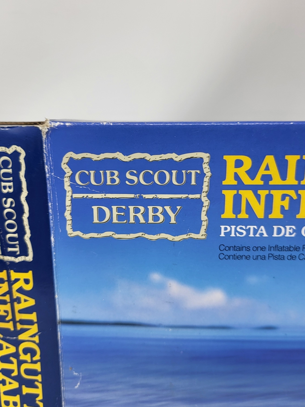 Cub Scout Derby Raingutter Regatta Inflatable Raceway - Blue - Picture 2 of 4